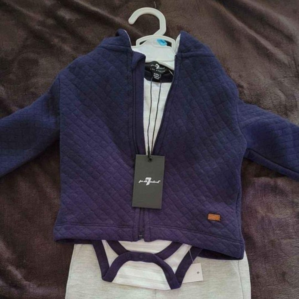 7 For All Mankind - 3 Piece Baby Set NWT